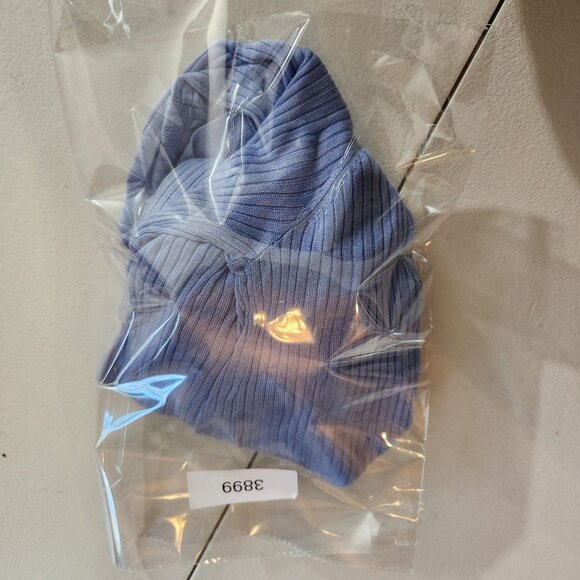 Loft Cardigan Sweater XS Light Blue Open Front Long Cabincore - Picture 11 of 11